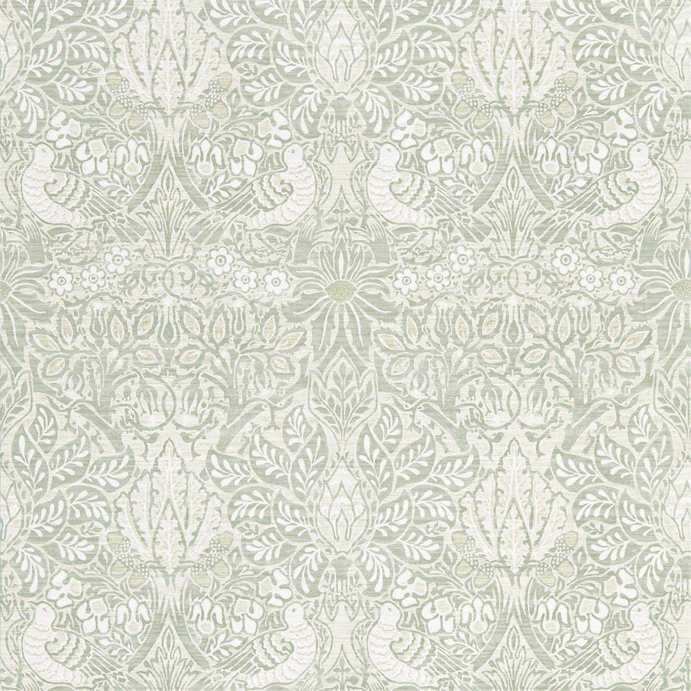 Pure Dove & Rose-behang-Tapete-Morris & Co-Grey Blue-Rol-216522-Selected Wallpapers