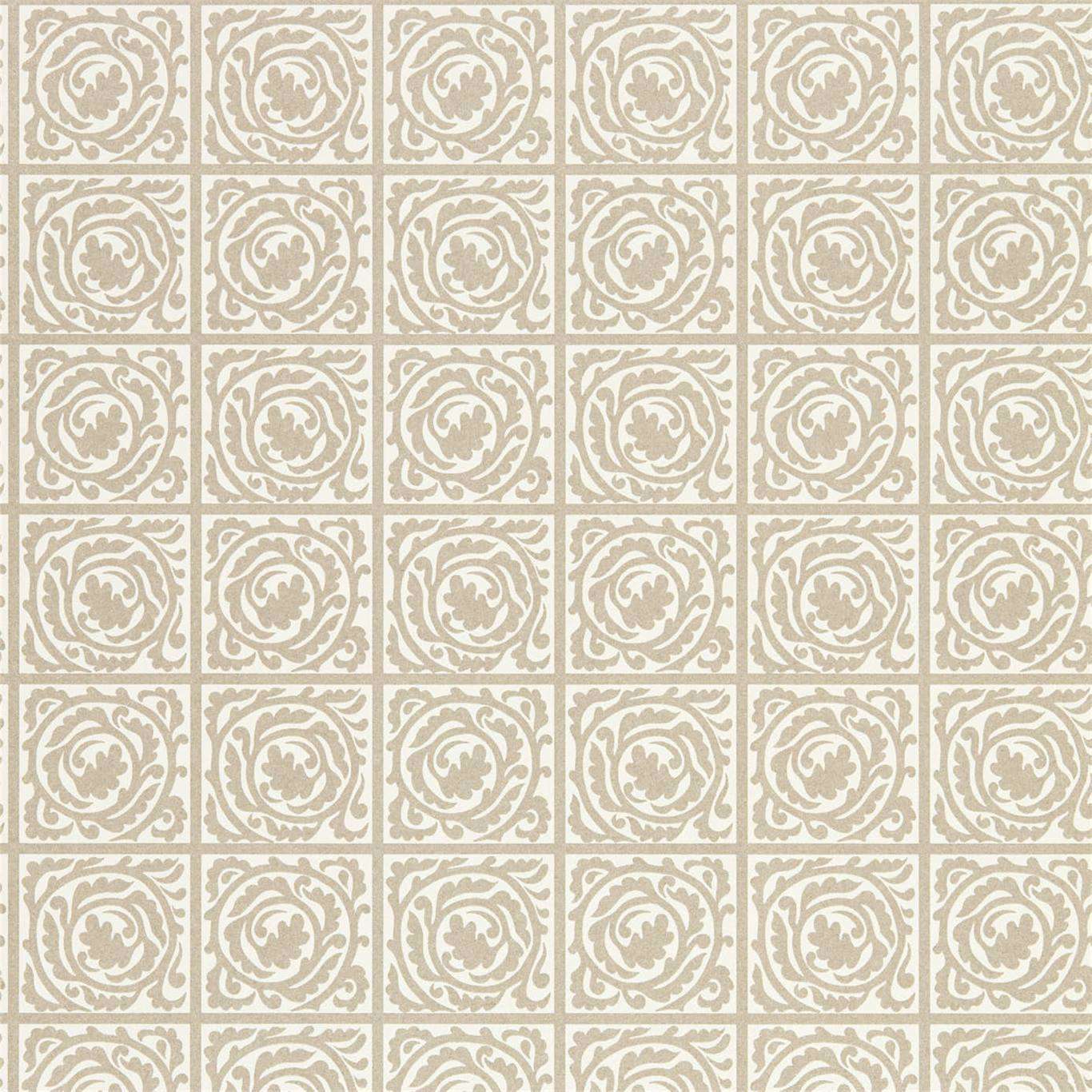 Pure Scroll-behang-Tapete-Morris & Co-Scroll Gilver-Rol-216546-Selected Wallpapers