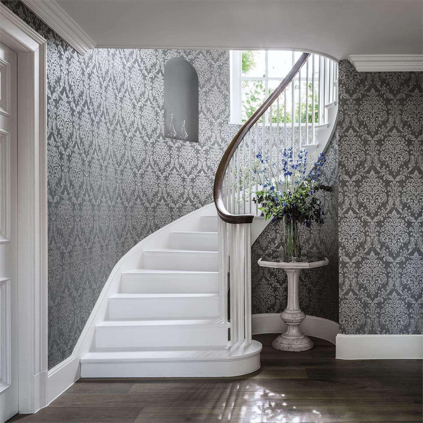 Riverside Damask-behang-Tapete-Sanderson-Selected Wallpapers