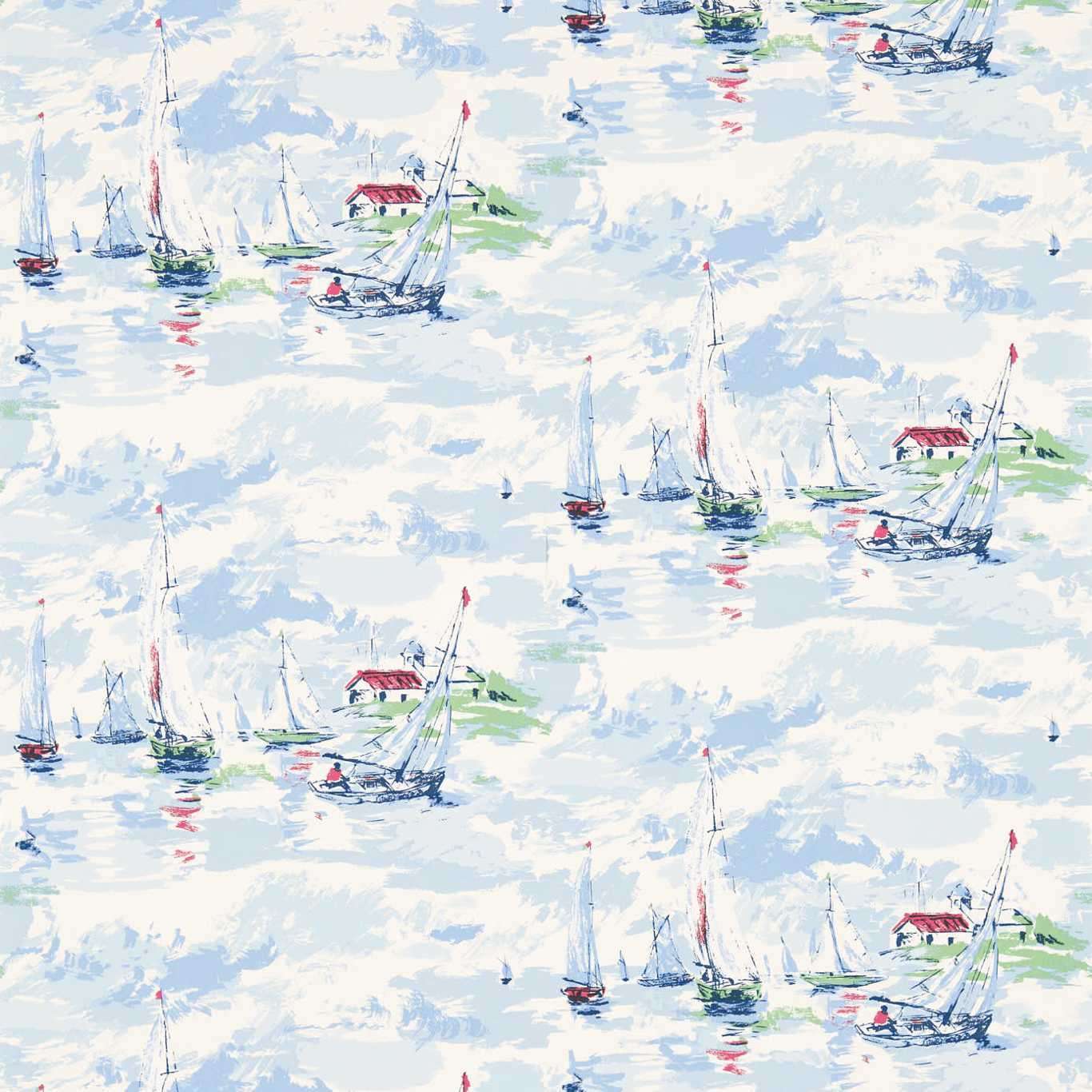 Sail Away-behang-Tapete-Sanderson-Sky Blue-Rol-214590-Selected Wallpapers
