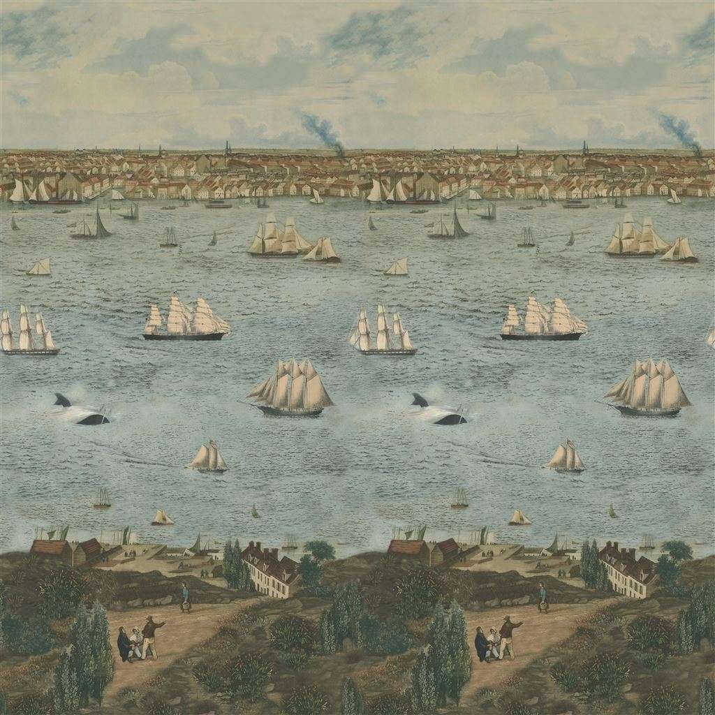 Seaport Ocean-behang-Tapete-Designers Guild-Ocean-Set-PJD6009 / 01-Selected Wallpapers