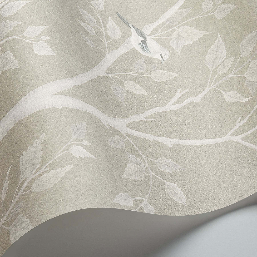 Seasonal Woods-Behang-Tapete-Cole & Son-Platinum Matte-Rol-120/6023-Selected Wallpapers
