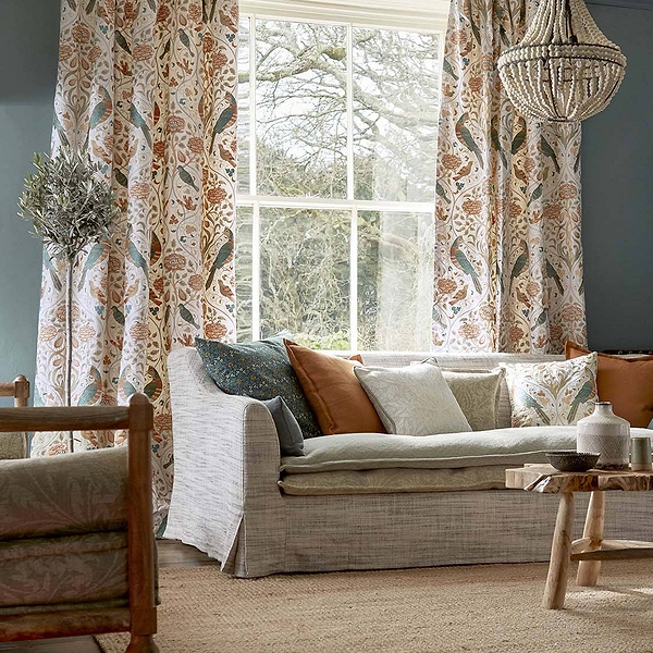 Seasons by May Embroidery stof-Fabric-Tapete-Morris & Co-Selected Wallpapers