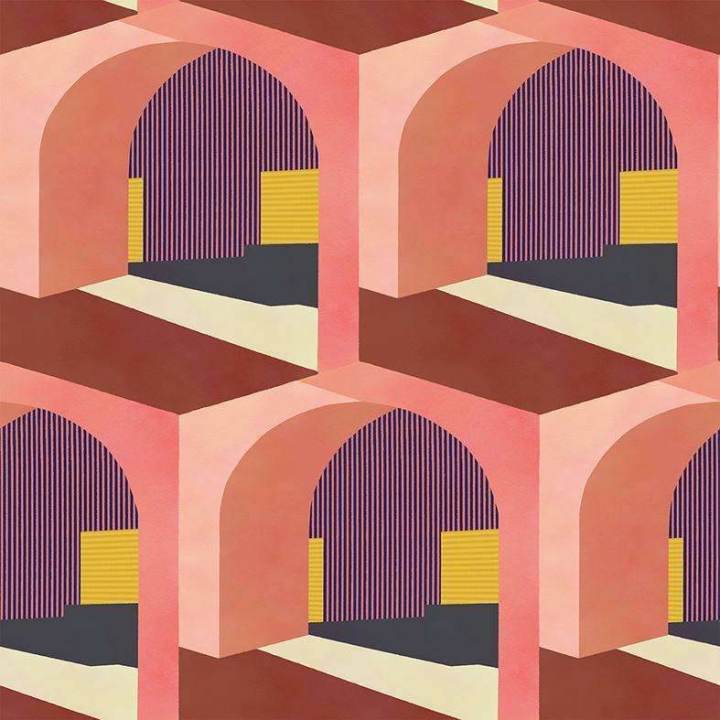 Soller-Behang-Tapete-Coordonne-Peach-Rol-8400044-Selected Wallpapers