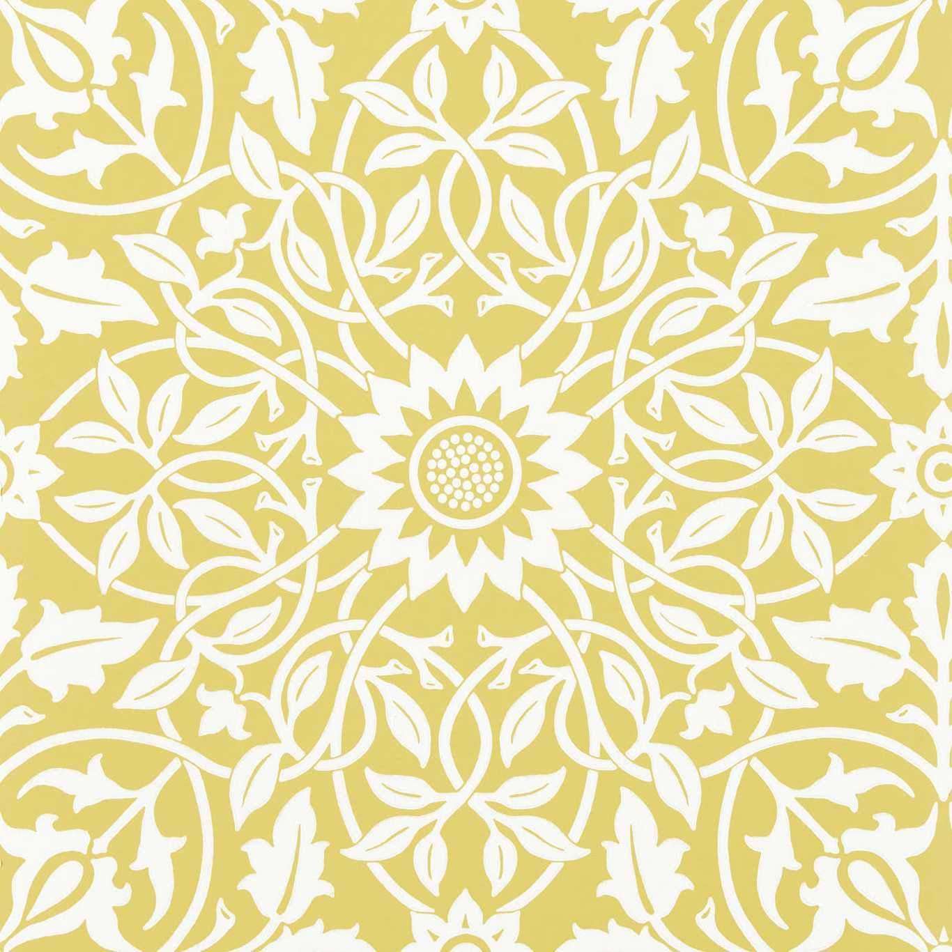 St James Ceiling-Behang-Tapete-Morris & Co-Sunflower-Rol-217078-Selected Wallpapers