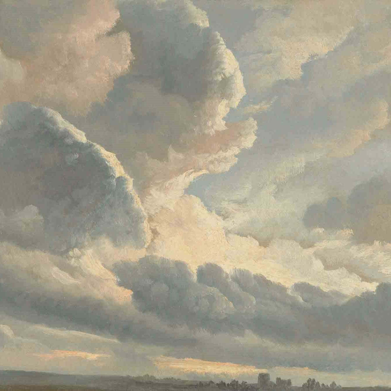 Sunset Clouds-behang-Tapete-Les Dominotiers-Original-Non Woven 70 cm-DOM153-Selected Wallpapers