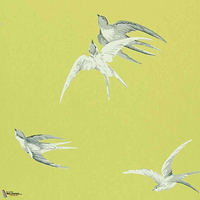 Swallows-behang-Tapete-Sanderson-Lime-Rol-DVIWSW101-Selected Wallpapers