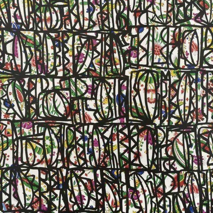 Symboles les coquecigrues-behang-Tapete-Pierre Frey-Selected Wallpapers