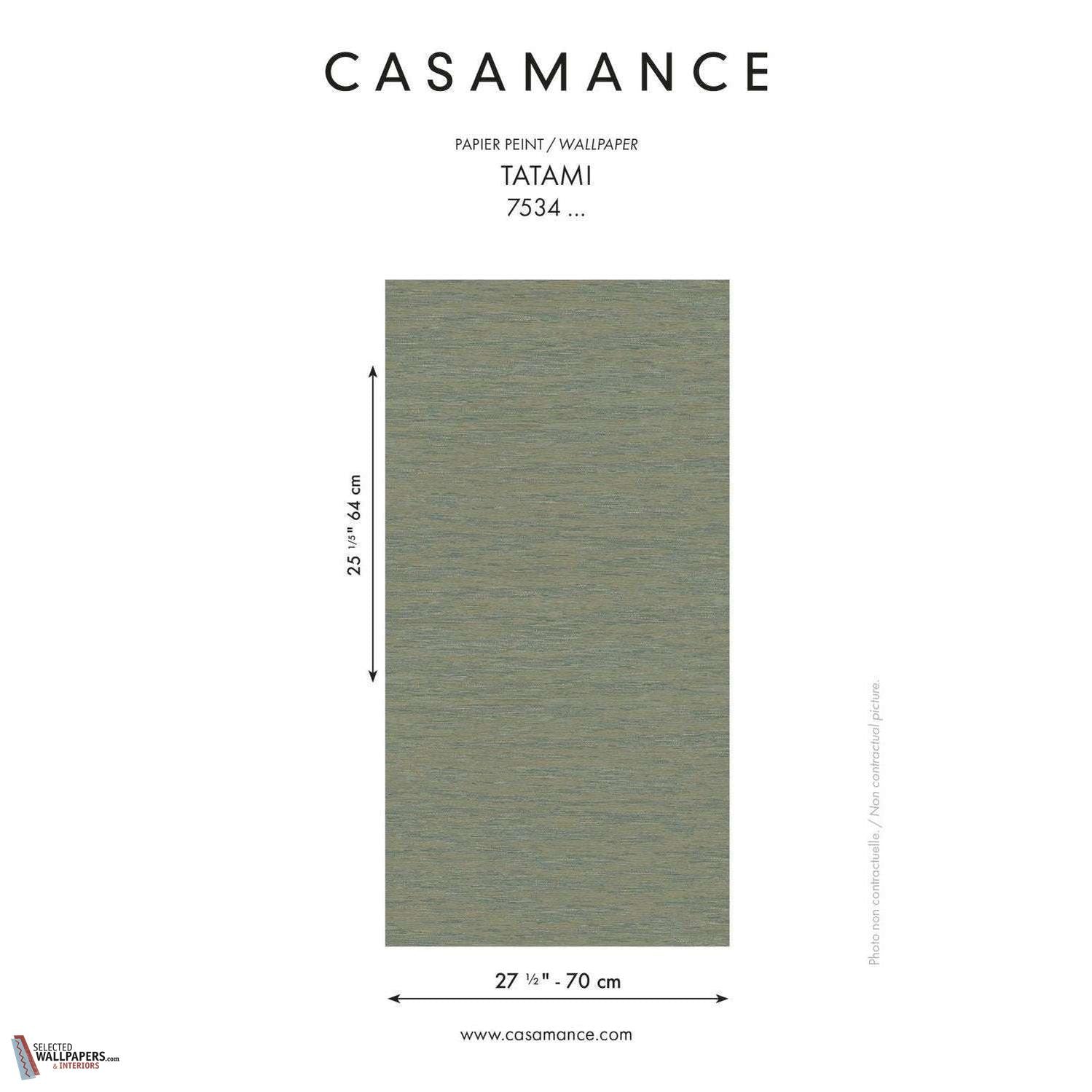 Tatami behang-behang-Casamance-Selected Wallpapers &amp; Interiors