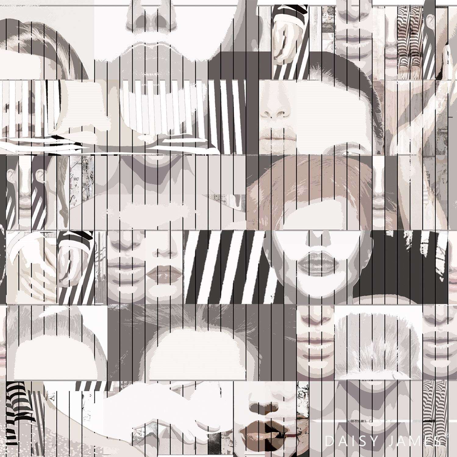 The Estee behang-Behang-Daisy James-Vinyl-M2-Selected Wallpapers &amp; Interiors