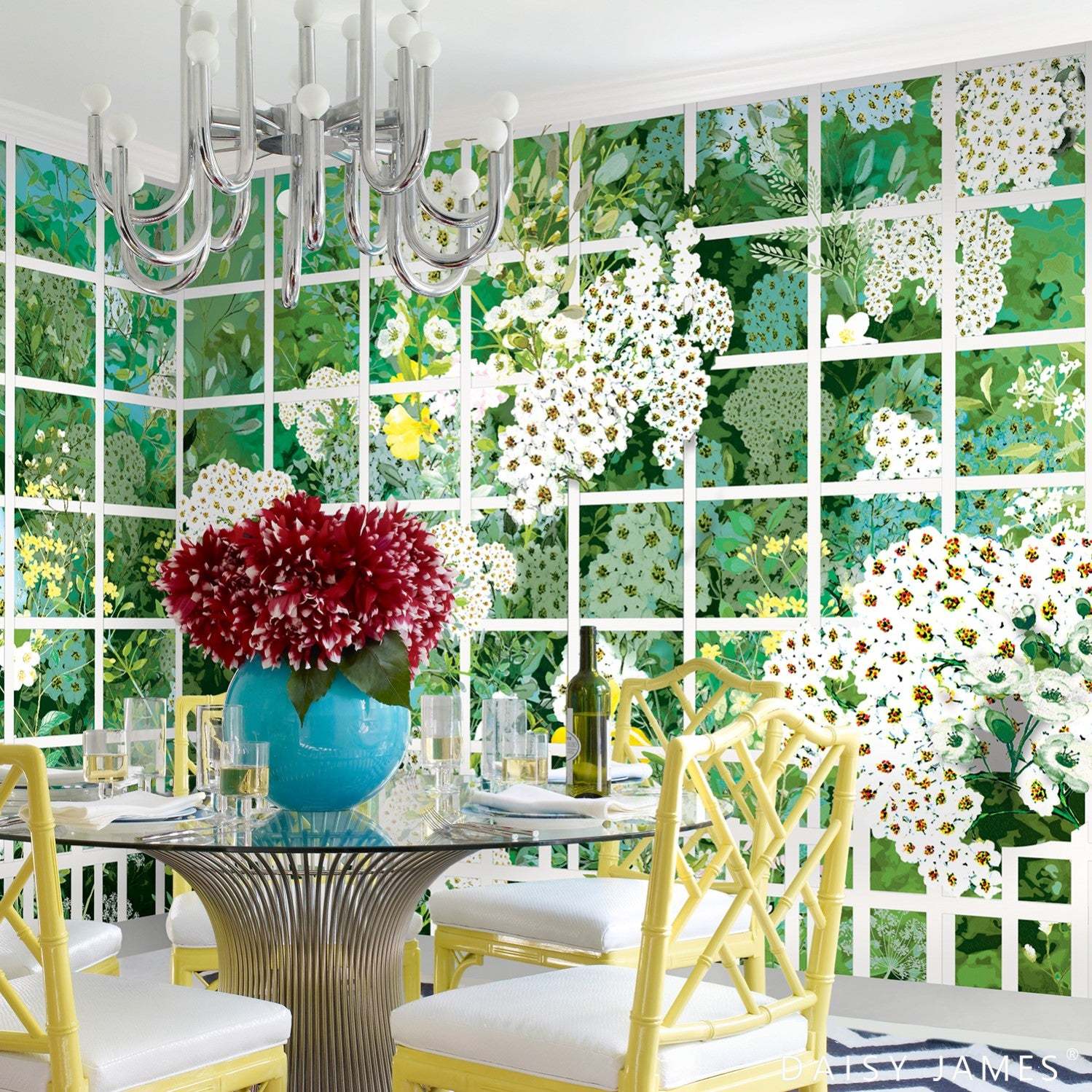 The Fence behang-behang-Daisy James-Selected Wallpapers &amp; Interiors
