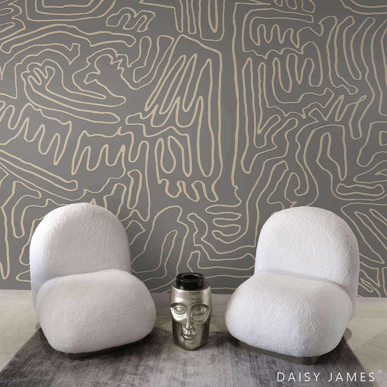 The Roam behang-Behang-Daisy James-Selected Wallpapers &amp; Interiors