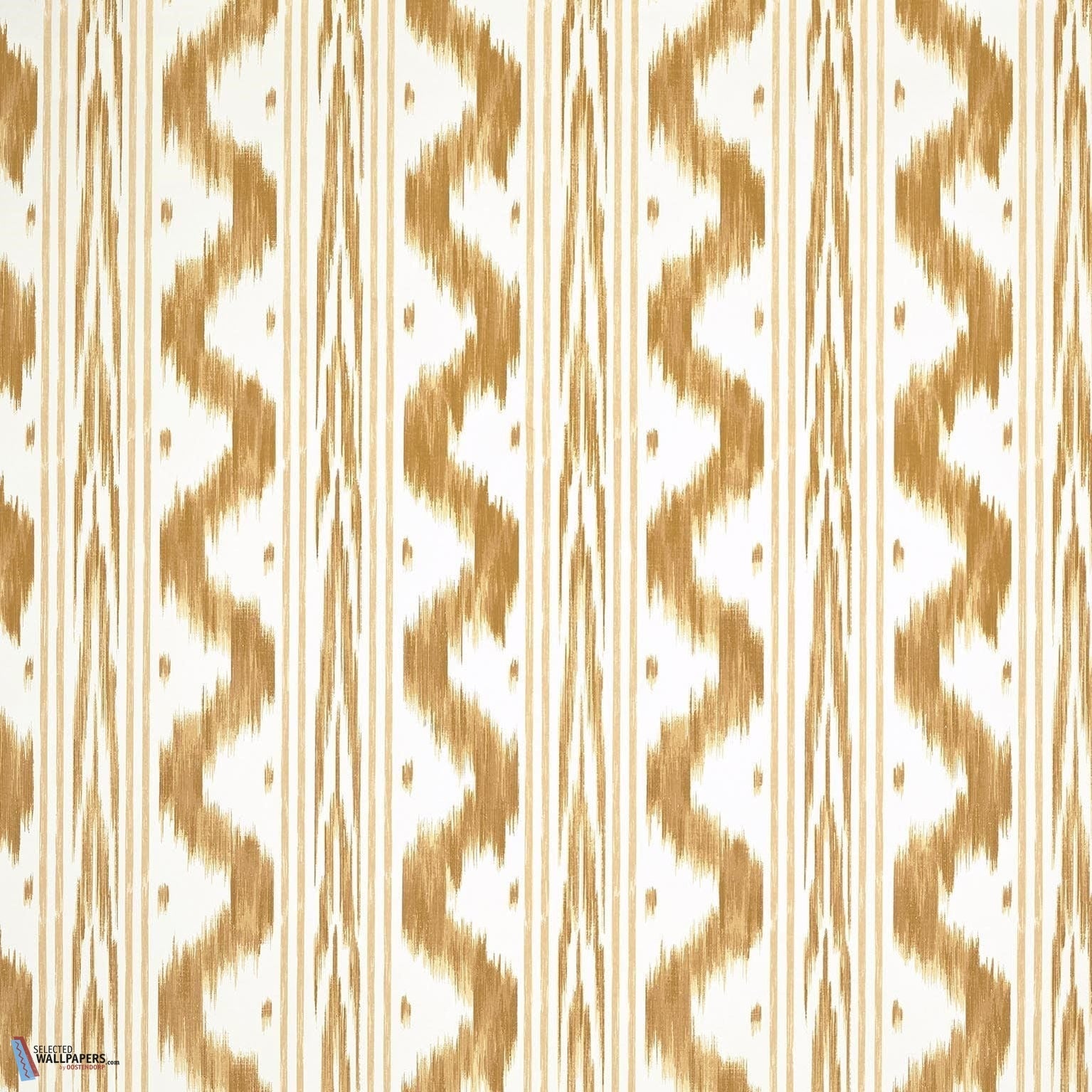 Toile de Nantes Intisse-Behang-Tapete-Pierre Frey-Cannelle-Rol-FP946002-Selected Wallpapers