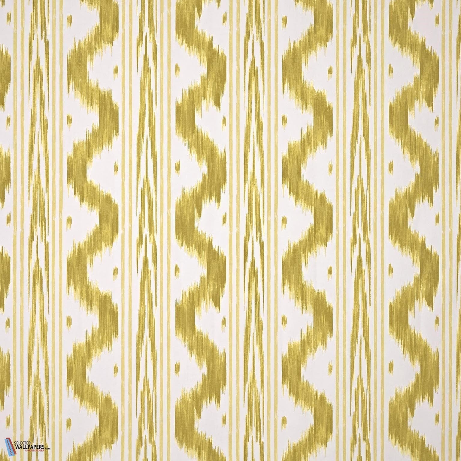 Toile de Nantes Intisse-Behang-Tapete-Pierre Frey-Absinthe-Rol-FP946003-Selected Wallpapers