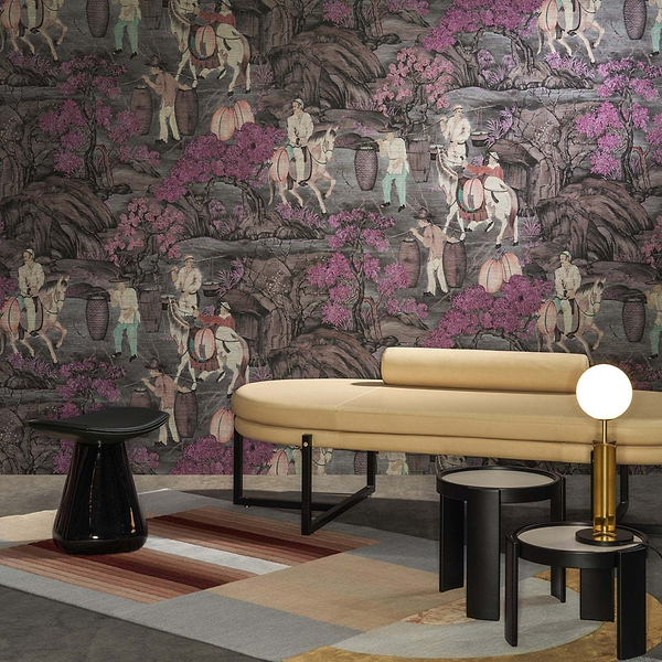 Toile de Tibet-Behang-Tapete-Arte-Selected Wallpapers