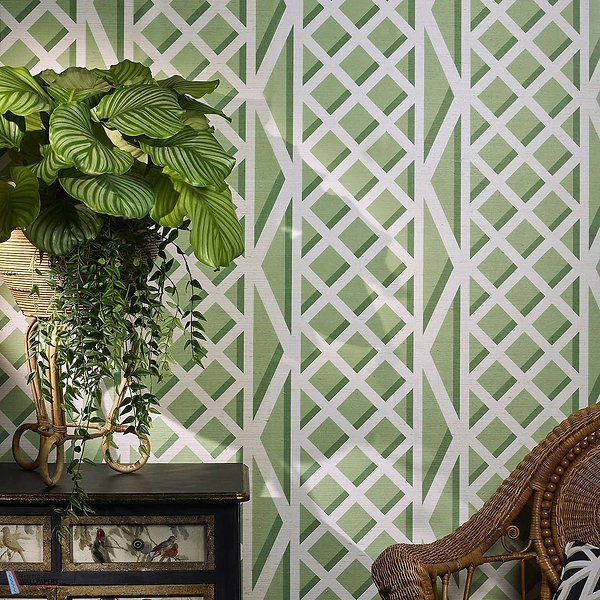 Treillage-behang-Tapete-Pierre Frey-Selected Wallpapers