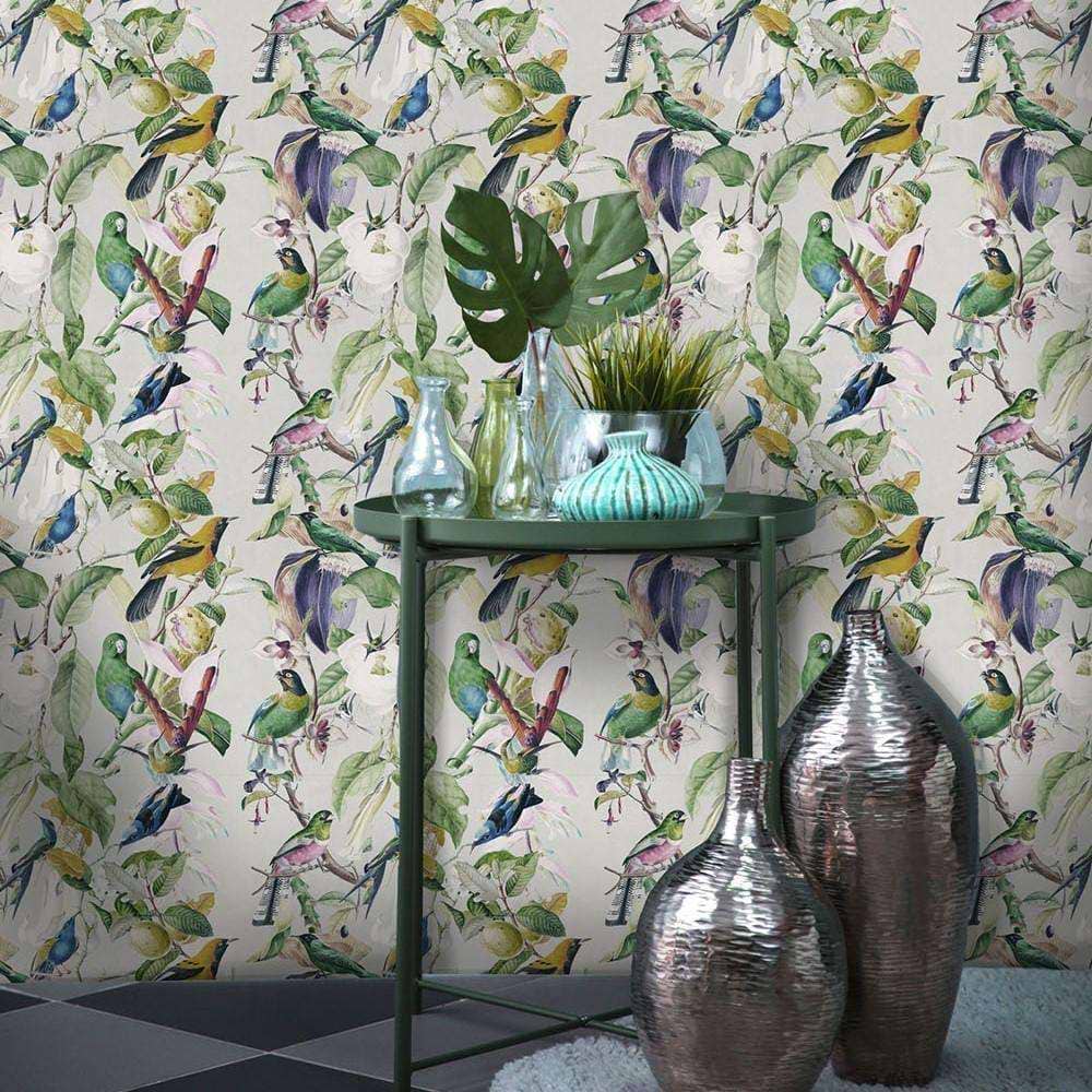 Tropical Birds-behang-Tapete-Mind the Gap-Selected Wallpapers