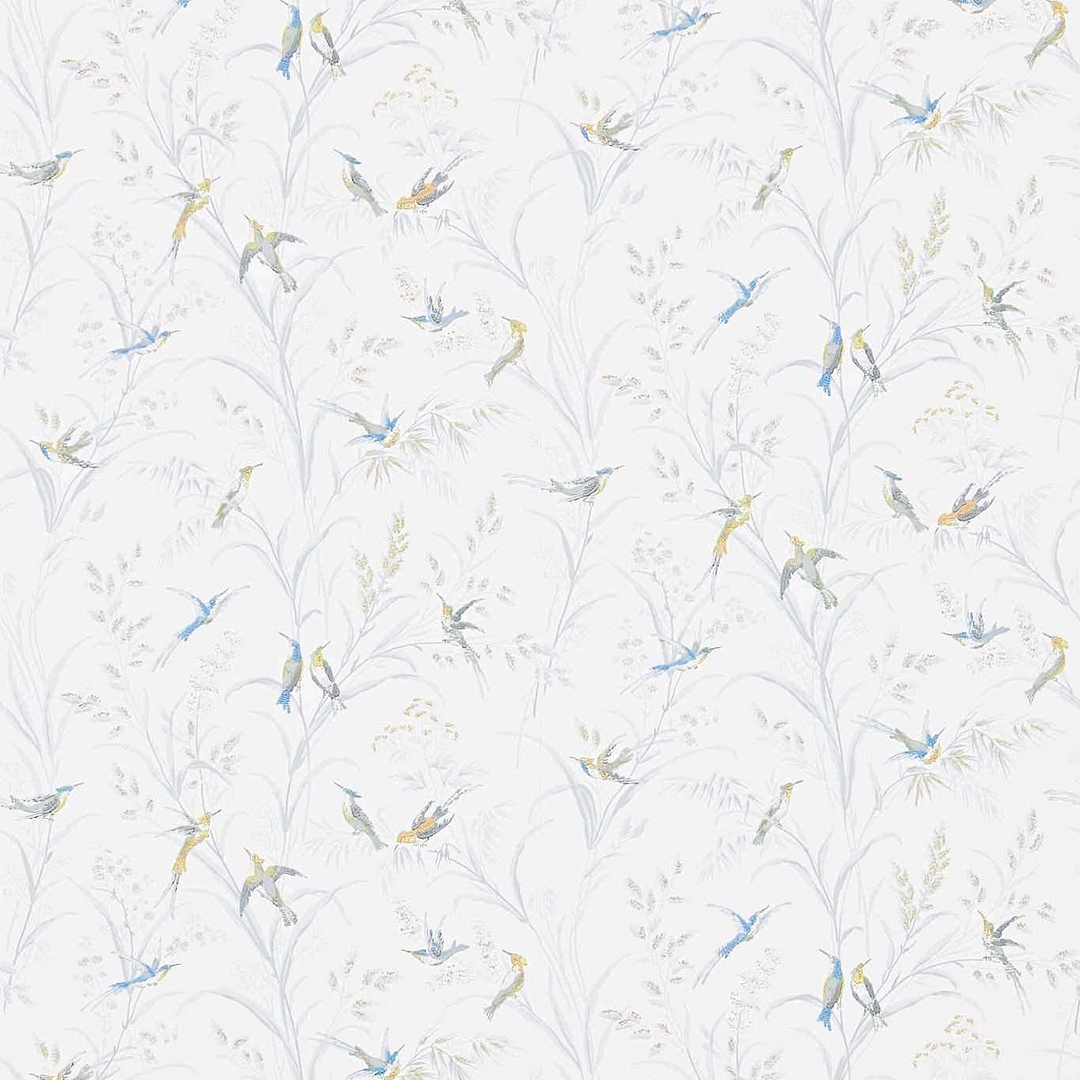 Tuileries-behang-Tapete-Sanderson-Silver/Multi-Rol-214083-Selected Wallpapers