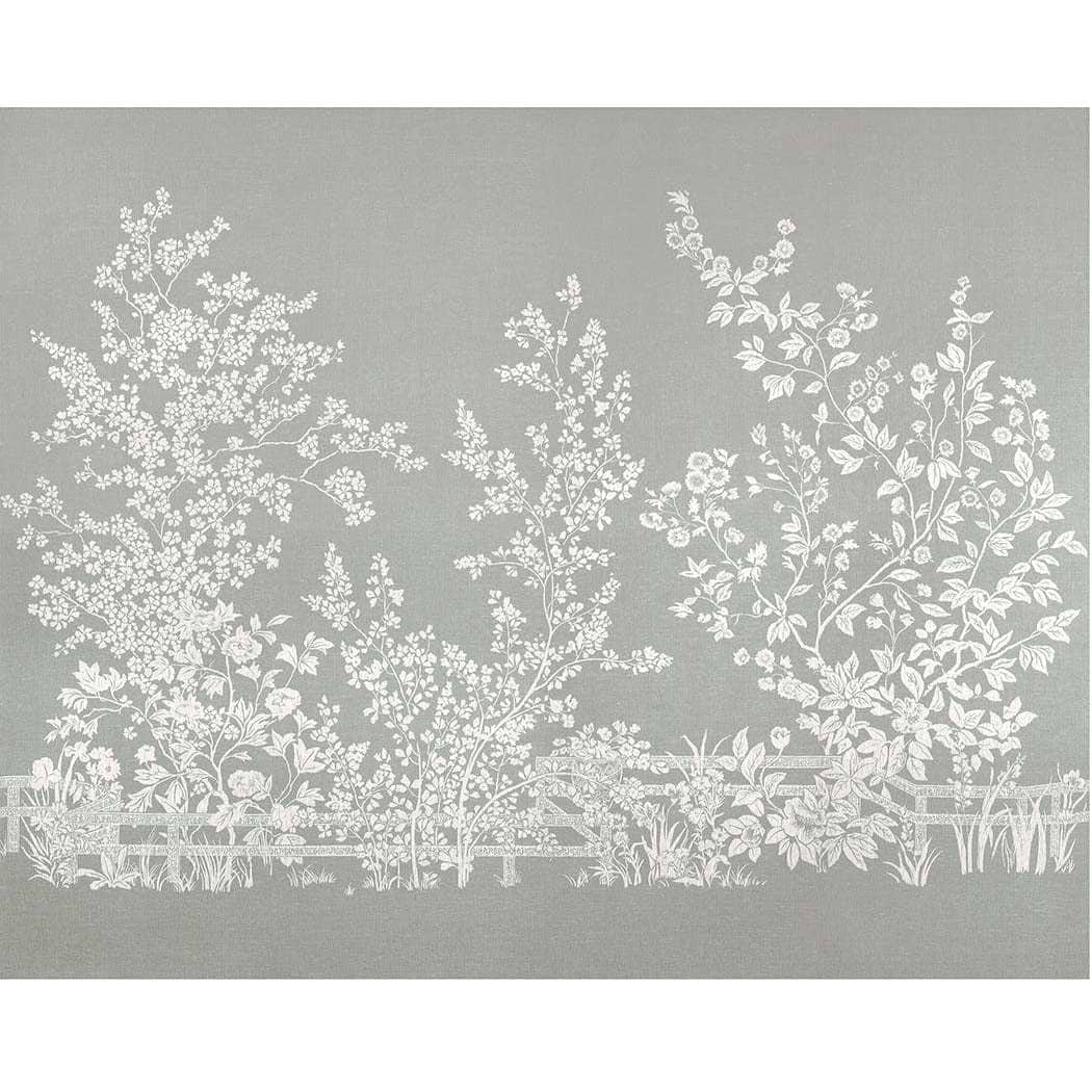 Villa Garden Mural-Behang-Tapete-Thibaut-Charcoal-Set-TM10857-Selected Wallpapers