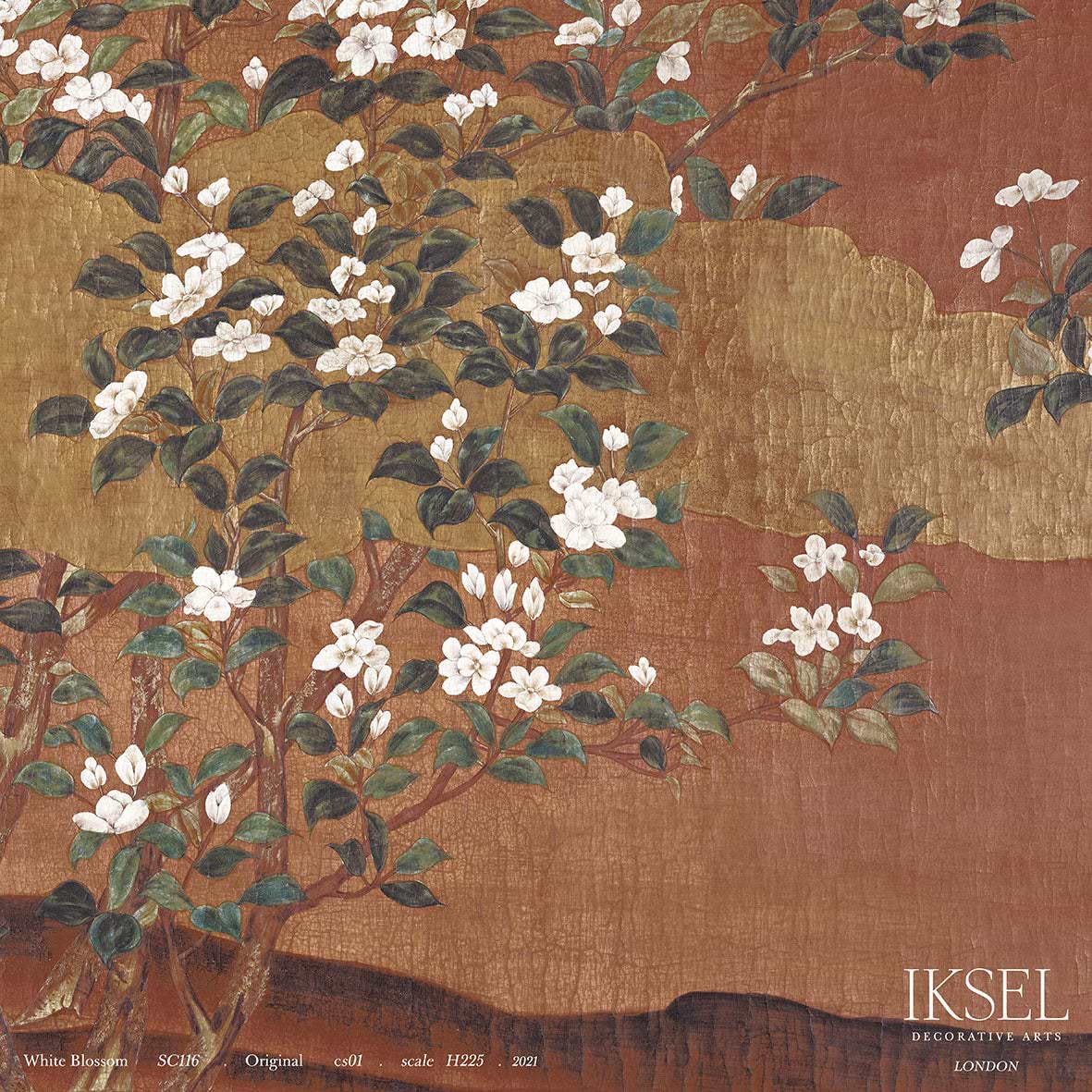 White Blossom behang