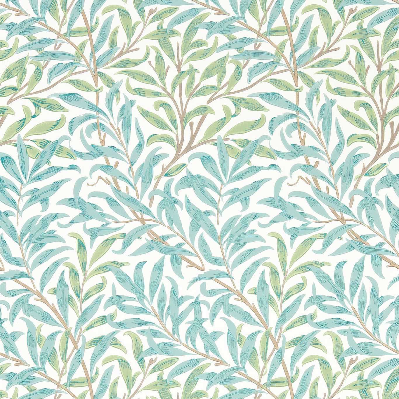 Willow Boughs-behang-Tapete-Morris & Co-Willow/Seaglass-Rol-217083-Selected Wallpapers