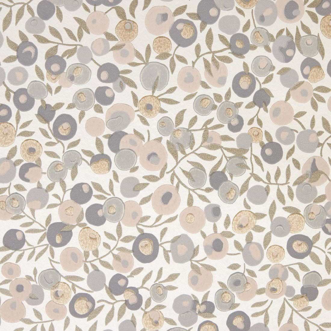 Wiltshire Blossom-Behang-Tapete-Liberty-Pewter Gold-Rol-07231001K-Selected Wallpapers