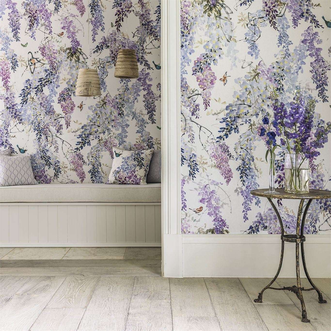 Wisteria Falls-behang-Tapete-Sanderson-Selected Wallpapers