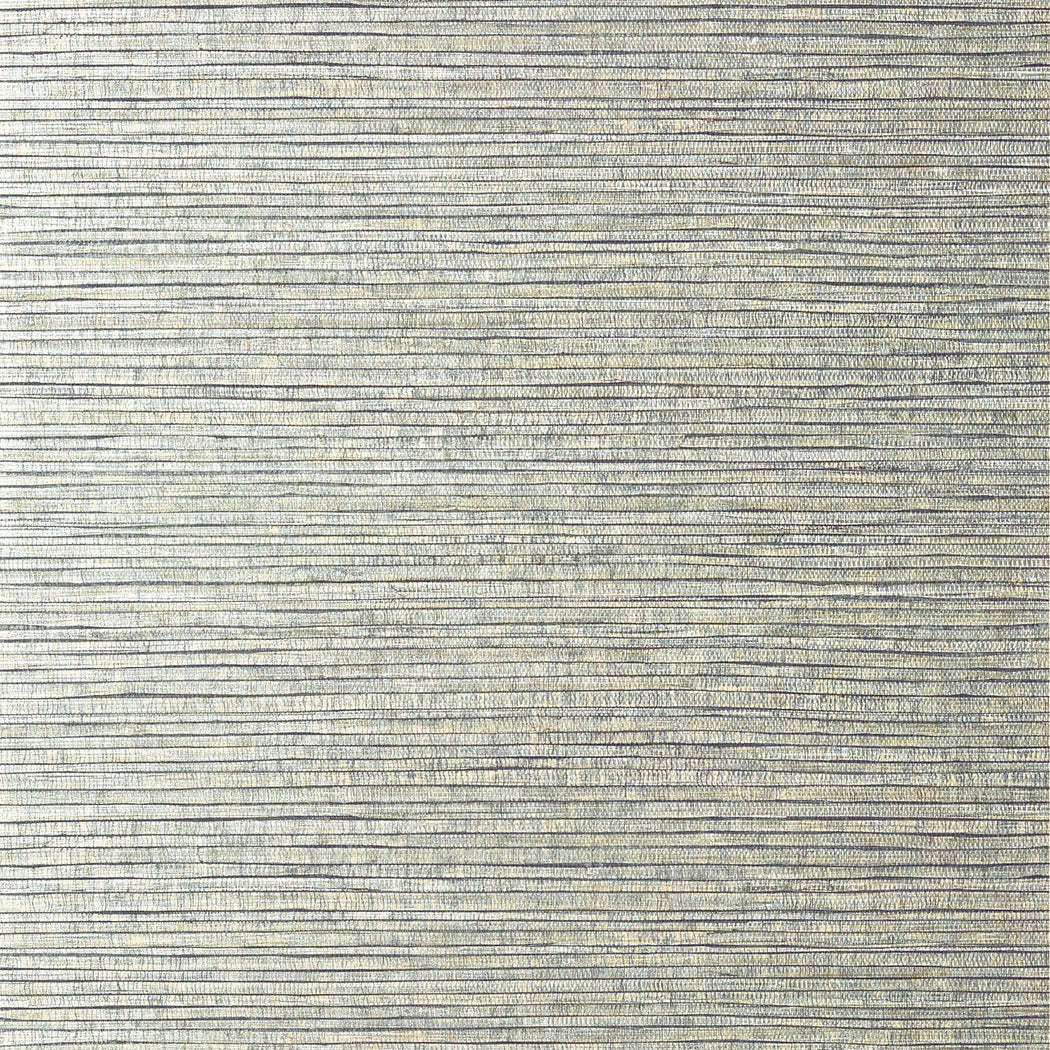 Woody Grass-Behang-Tapete-Thibaut-Metallic Silver-Rol-T350-Selected Wallpapers