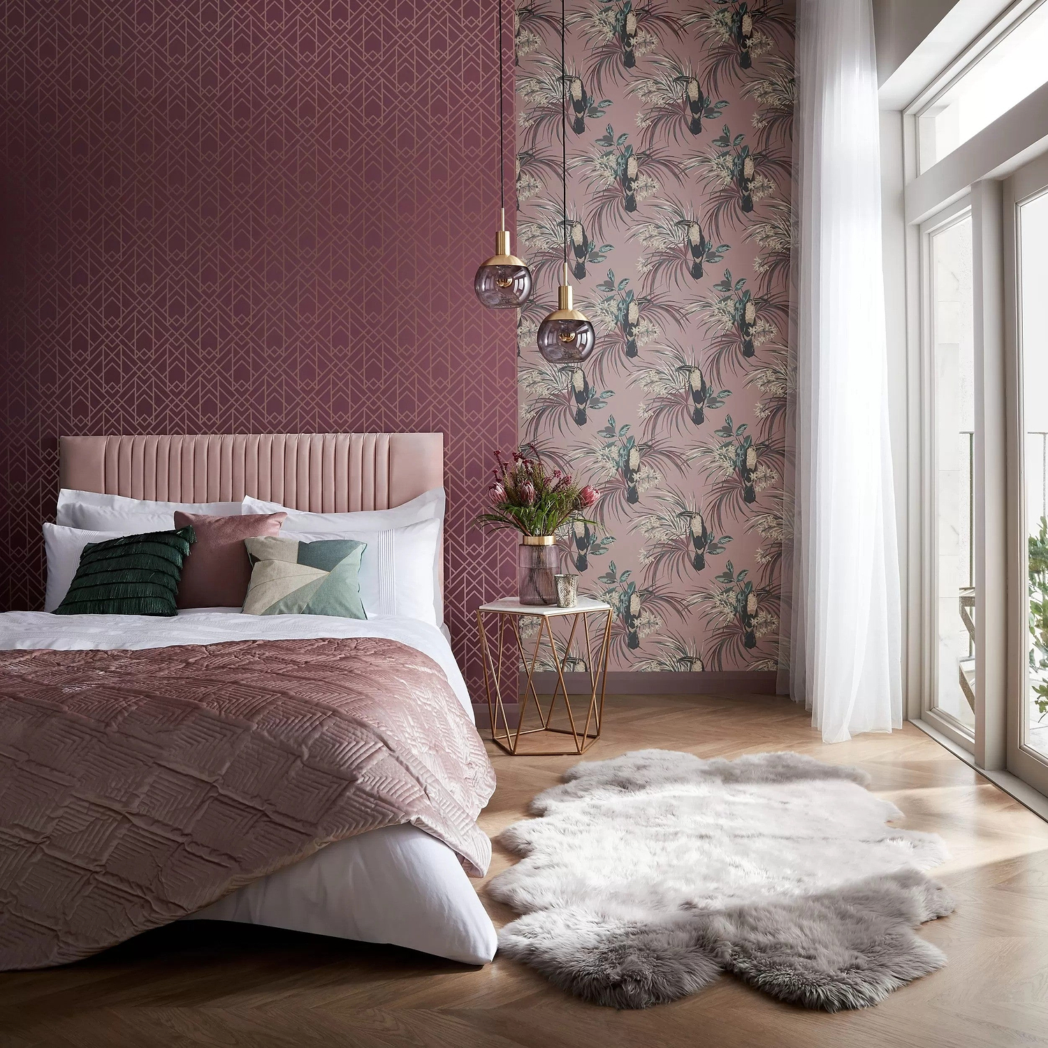 1838 wallcovering behang - Breng de Engelse sfeer in je woon- of slaapkamer