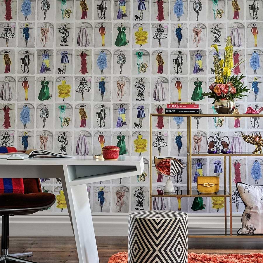 Couture Carousel behangcollectie Cole and Son