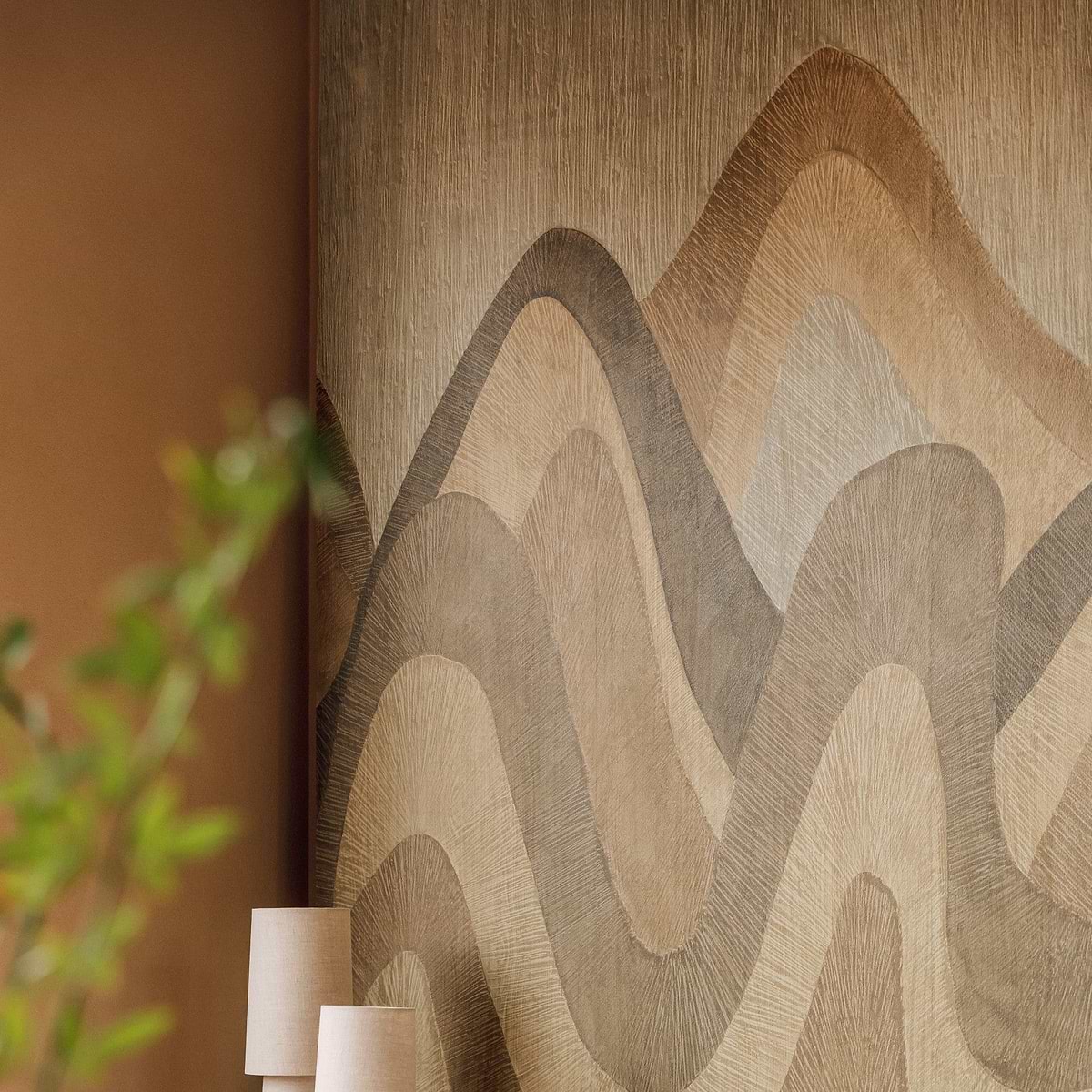 Bois Sculpte wallpaper collection Elitis