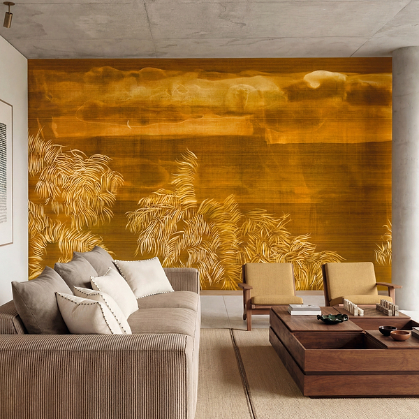 Madagascar Arrowroot Raw Raffia wallpaper collection Elitis