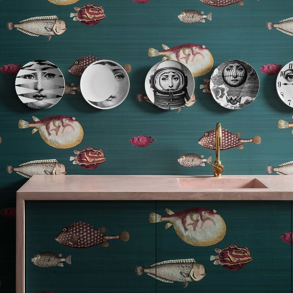 Fornasetti wallpaper collection Cole & Son