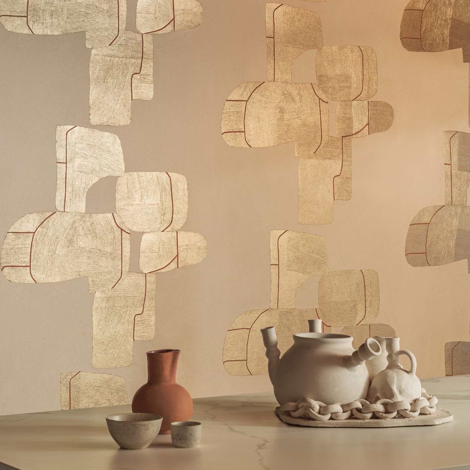 Hanji behangcollectie Elitis