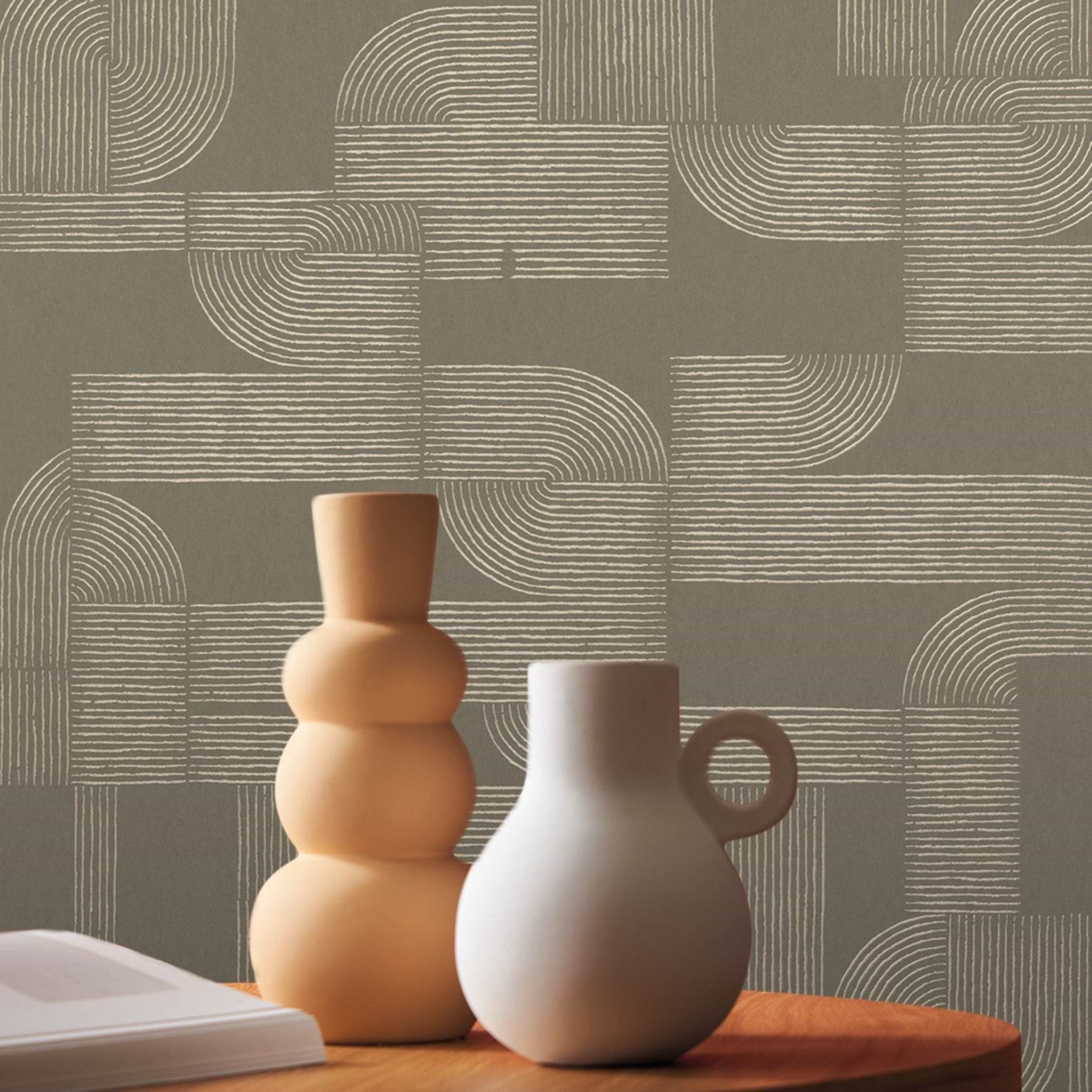 Square Jasmin behangcollectie Casamance Hector behang