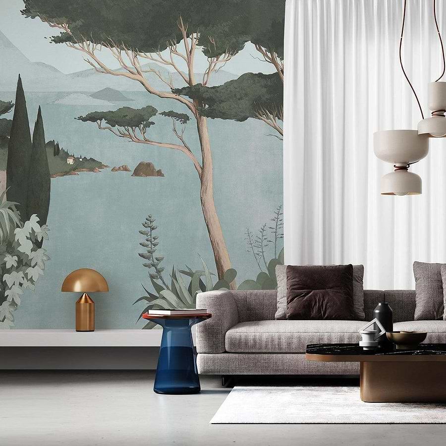 Les Dominotiers behang wallpaper tapete