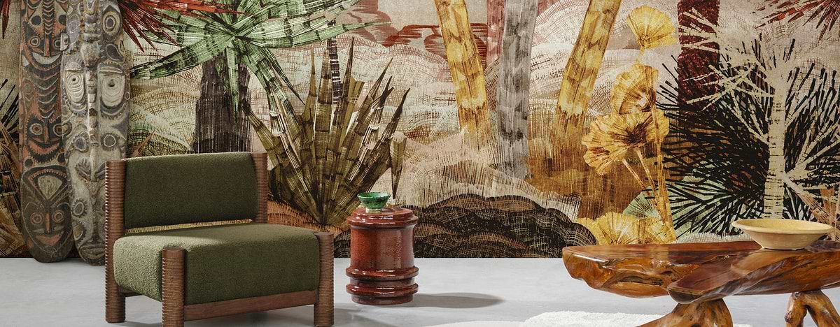 Breng de nature in huis with landschap wallpaper