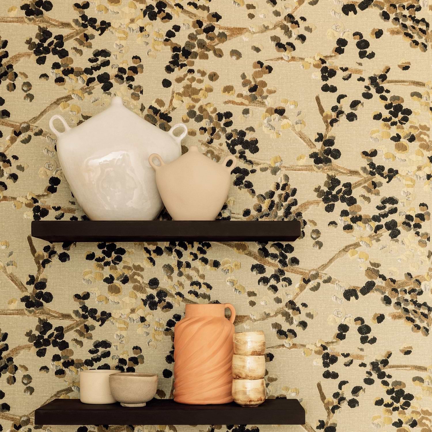 Lins brodes behangcollectie Elitis