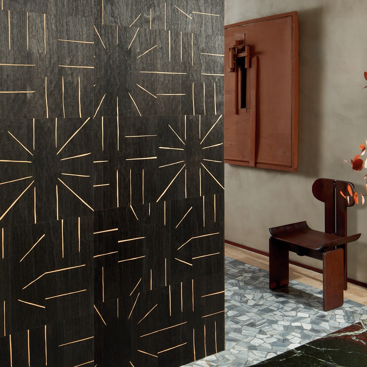 Marqueteries wallpaper collection Elitis