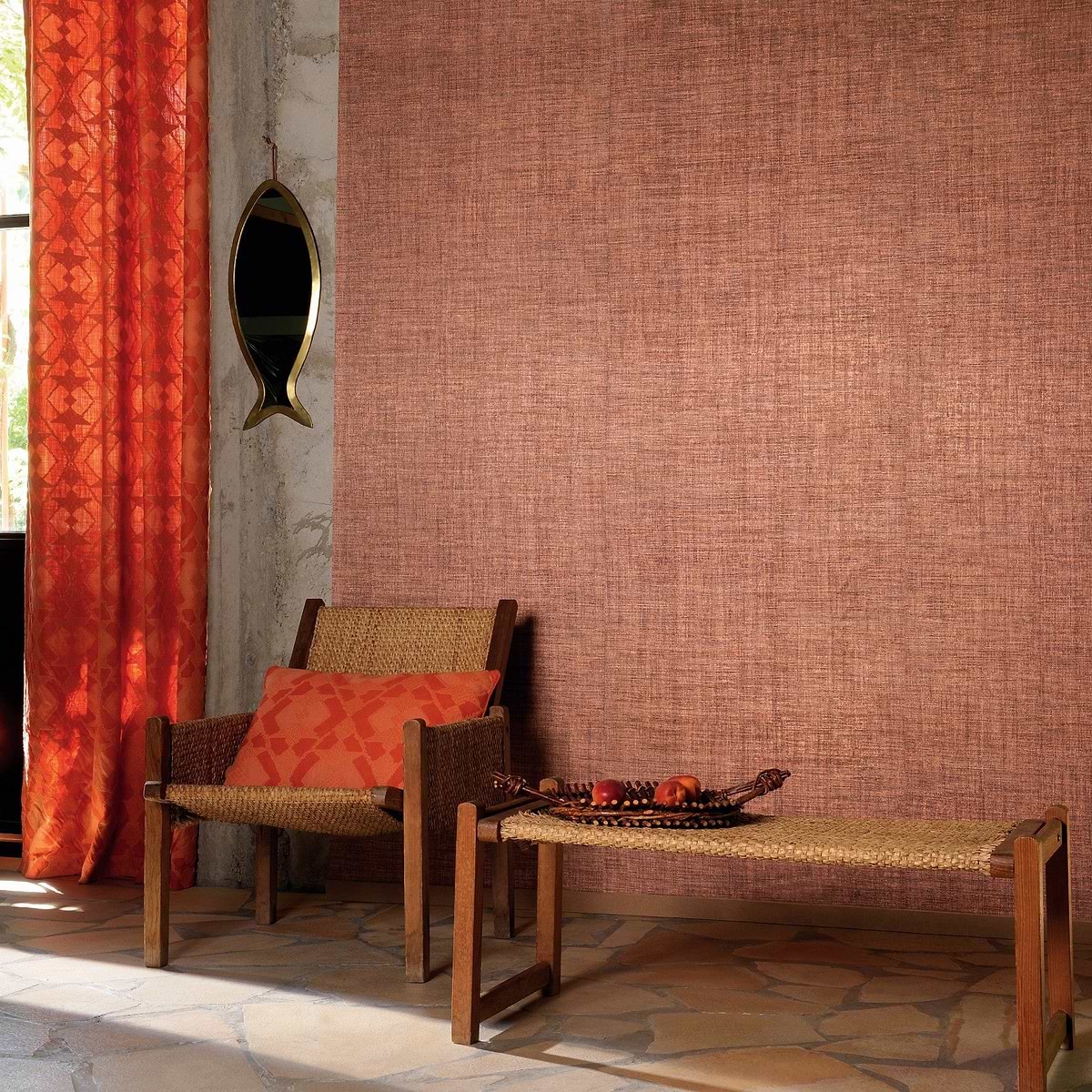 Raffia & Madagascar wallpaper collection Elitis