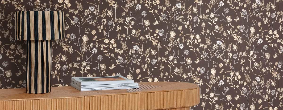 Luxury Bloemen Wallpaper for een Levendig Interieur