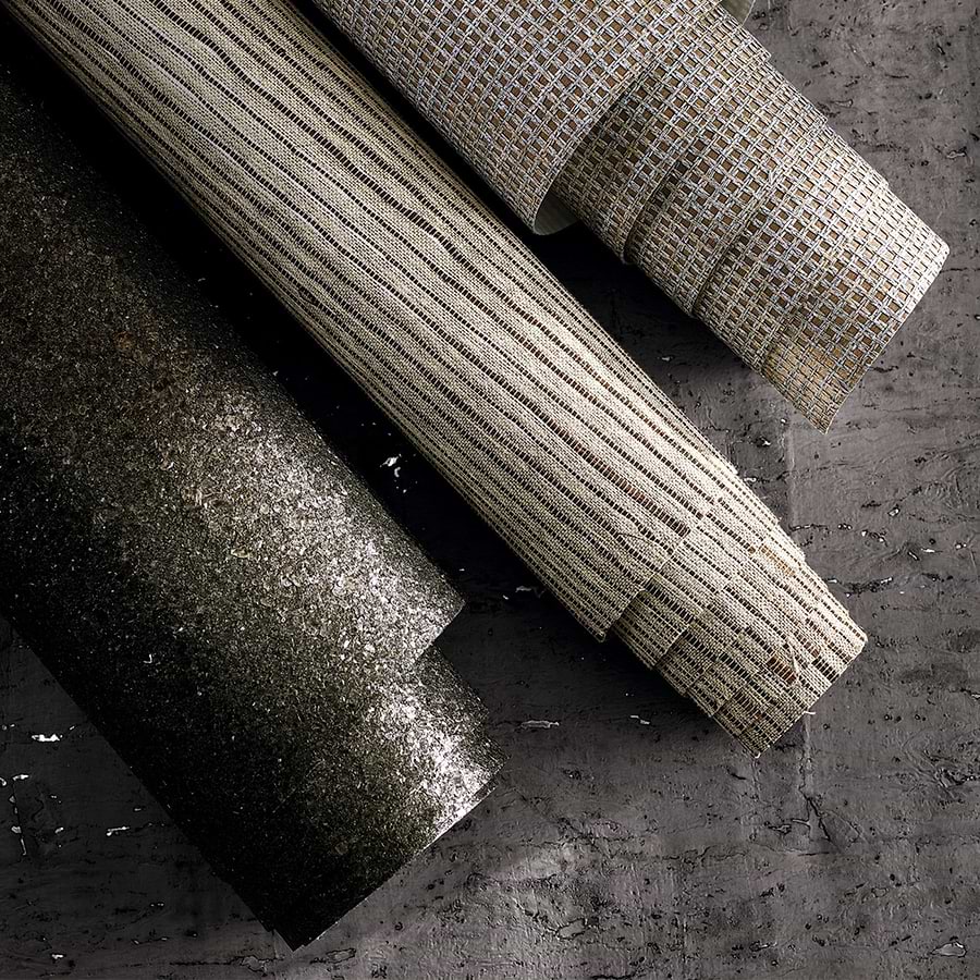 Caractere Wallcoverings behangcollectie Zinc Textile-Selected Wallpapers-Interiors