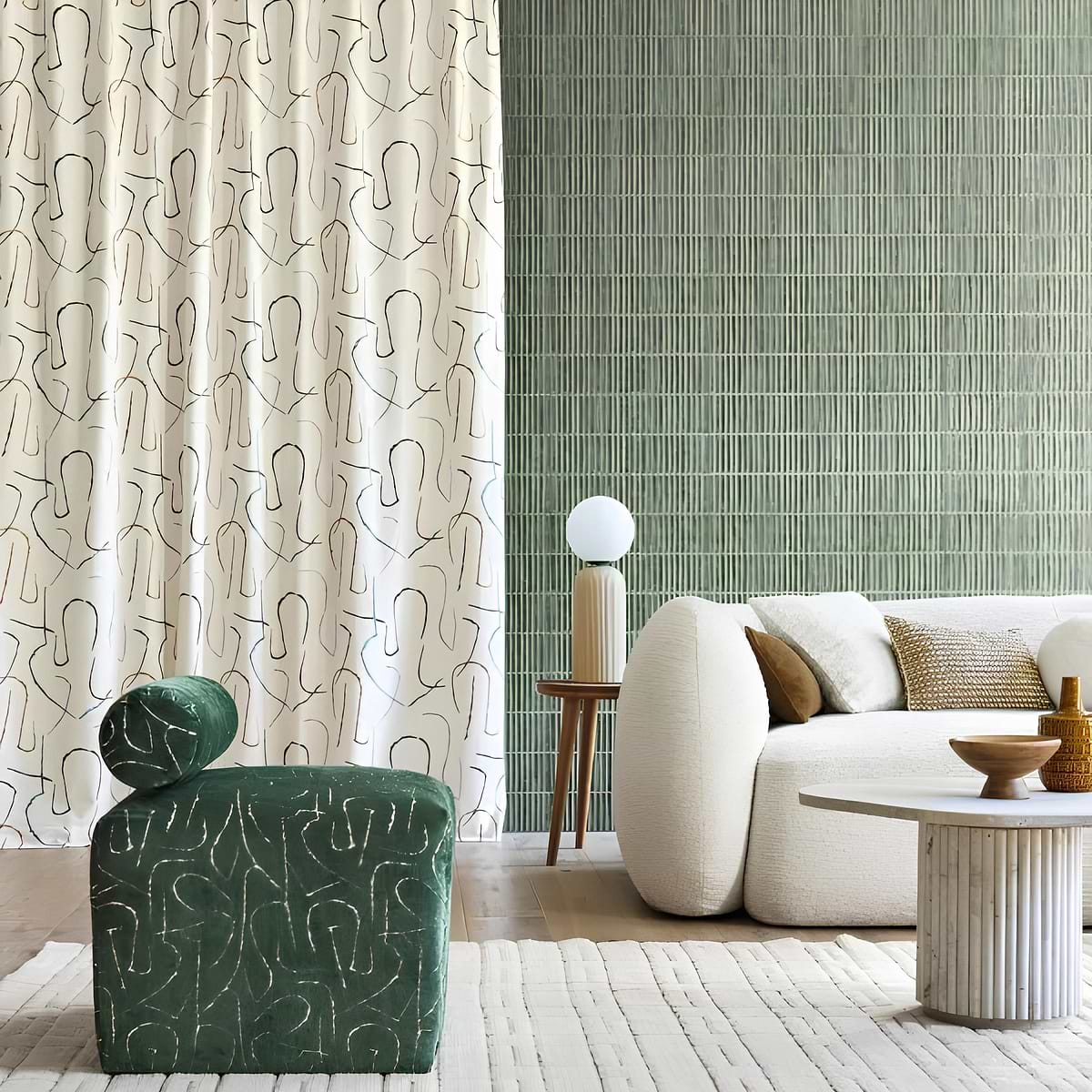 EDITION fabriccollectie van Camengo — Artistieke elegantie with grafische paintijning