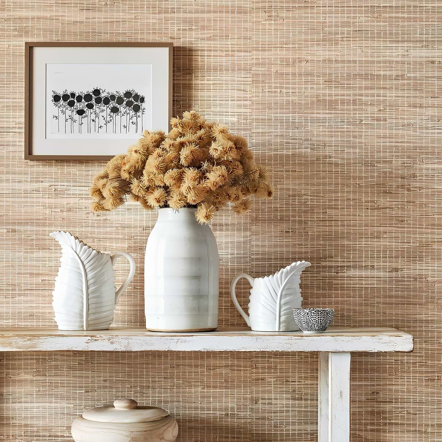 Grasscloth resource 5 behangcollectie Thibaut