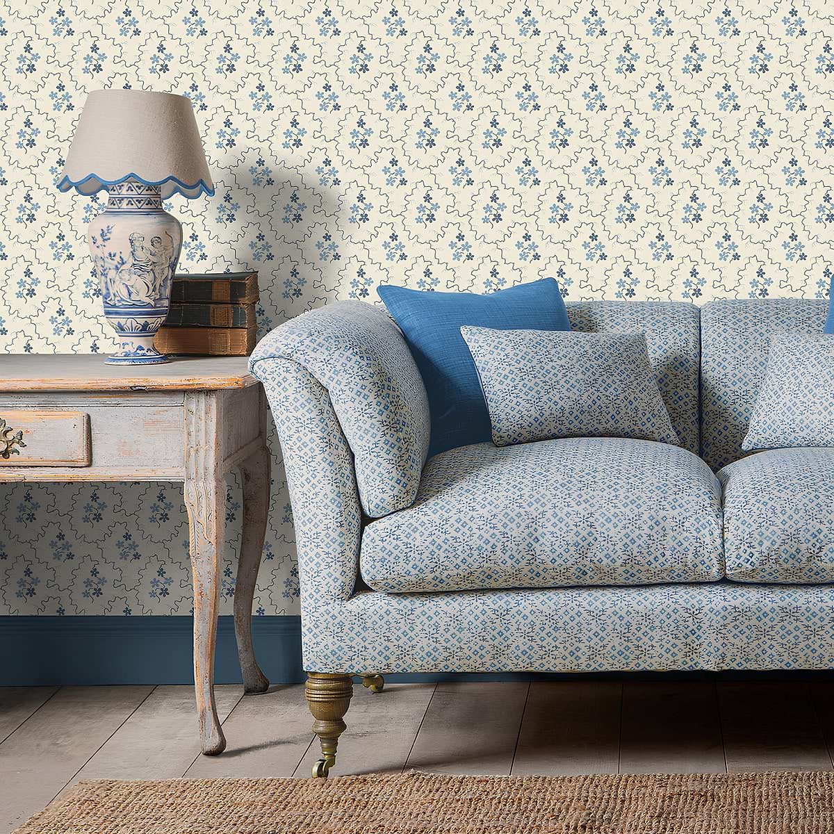 House Small Prints II Wallpaper wallpaper collection van GP&J Baker