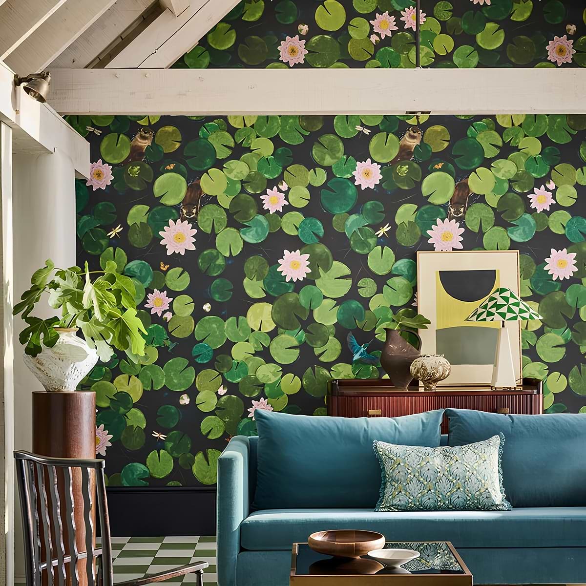 The Garden wallpaper collection van Little Greene - Buiten naar binnen, with character