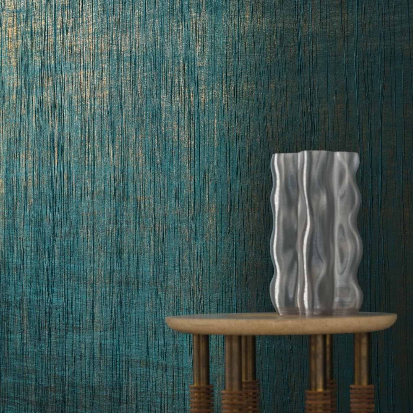 Impulsion Tapetenkollektion van Casamance – Speelse structuren und luxueuze metallics