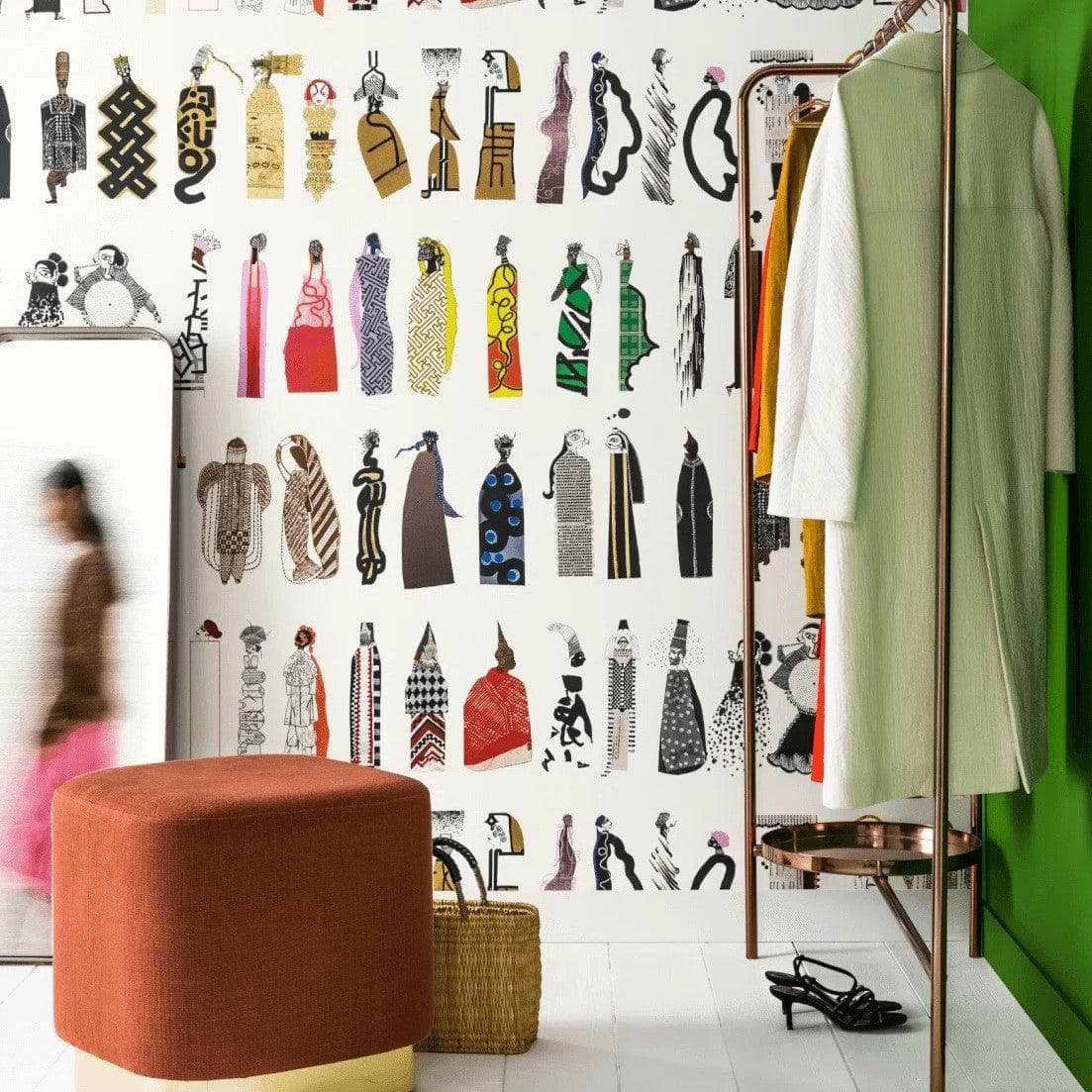 Les Dessins 4 wallpaper collection Pierre Frey