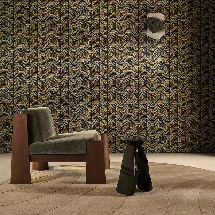 Mimbeau behangcollectie van Casamance: linnen luxe tussen zee en dennen