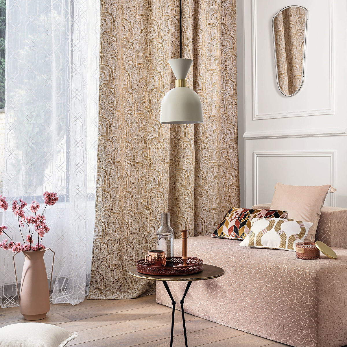 NOUVEL ANGLE Stoffcollectie van Casamance — Architecturale elegantie in geometrisch design